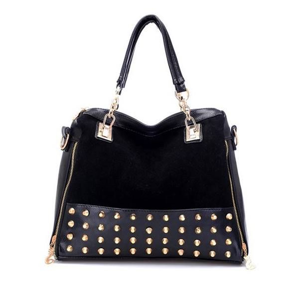 Bolsa Spikes Preta