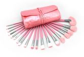 Kit Com 48 Pincéis Para Maquiagem Profissional + Bolsa