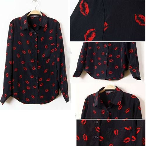 Camisa Kiss - Preta