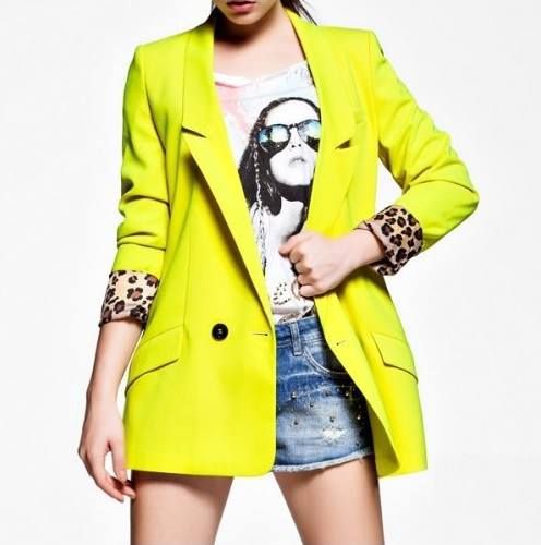 Blazer Amarelo Neon